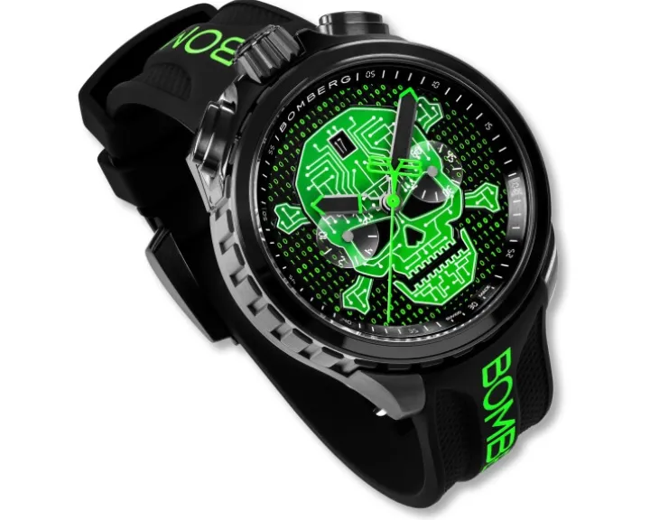 Bomberg Cyber Skull Green Pack