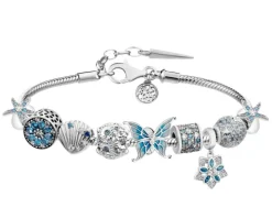 Bransoletka beads - zestaw - motyl, muszle, rozgwiazdy, kwiaty, wakacje