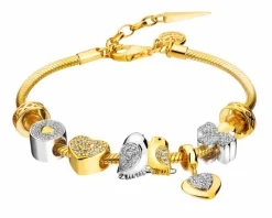 Bransoletka beads - zestaw - serce, koniczyna, nieskończoność, ptaki