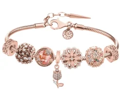 Bransoletka beads zestaw - kwiaty, tulipan