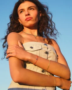 Bransoletka srebrna - bismark