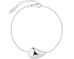 Bransoletka srebrna - łezka