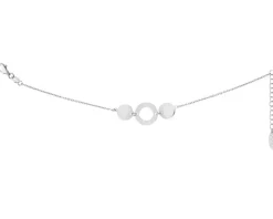 Bransoletka srebrna - koła