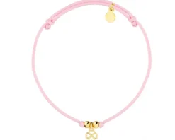 Bransoletka srebrna - koniczyna