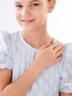 Bransoletka srebrna  - koniczyna