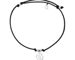 Bransoletka srebrna - koniczyna