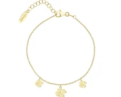 Bransoletka srebrna - koniczyny