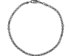 Bransoletka srebrna - kostka