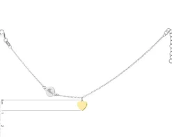 Bransoletka srebrna - mama, serce