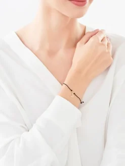 Bransoletka srebrna - motyl