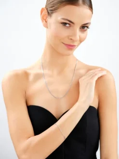 Bransoletka srebrna - pancerka