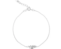 Bransoletka srebrna - róże