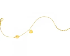 Bransoletka srebrna - serce, mama