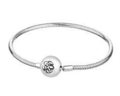 Bransoletka srebrna beads