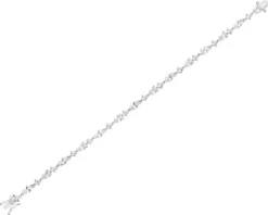 Bransoletka srebrna z cyrkoniami