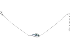 Bransoletka srebrna z cyrkoniami