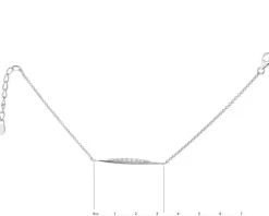 Bransoletka srebrna z cyrkoniami