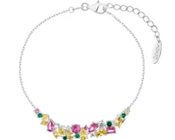 Bransoletka srebrna z cyrkoniami