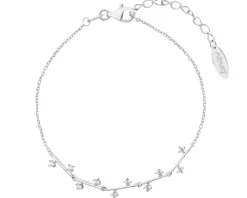 Bransoletka srebrna z cyrkoniami