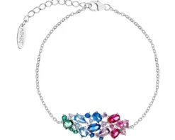 Bransoletka srebrna z cyrkoniami