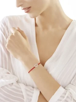 Bransoletka srebrna z cyrkoniami