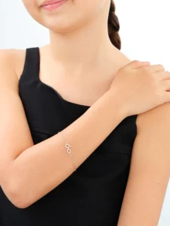 Bransoletka srebrna z cyrkoniami - Harry Potter, okulary, Warner Bros. Discovery