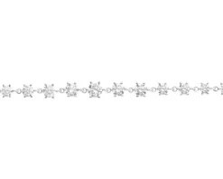 Bransoletka srebrna z cyrkoniami