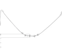 Bransoletka srebrna z cyrkoniami