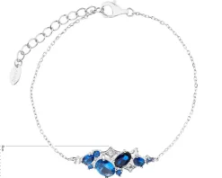 Bransoletka srebrna z cyrkoniami