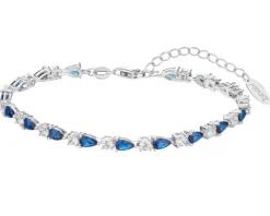 Bransoletka srebrna z cyrkoniami