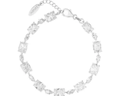 Bransoletka srebrna z cyrkoniami