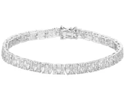 Bransoletka srebrna z cyrkoniami