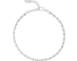 Bransoletka srebrna z cyrkoniami