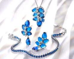 Bransoletka srebrna z cyrkoniami