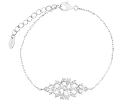 Bransoletka srebrna z cyrkoniami