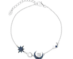 Bransoletka srebrna z cyrkoniami