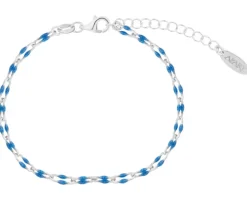 Bransoletka srebrna z emalią