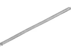 Bransoletka z białego złota z brylantami - 2,98 ct - próba 750