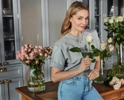 Bransoletka z elementami z żółtego złota - perły