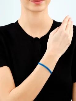 Bransoletka z elementami srebra