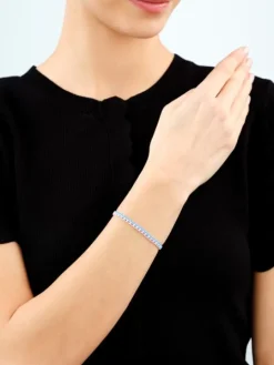 Bransoletka z elementami srebra