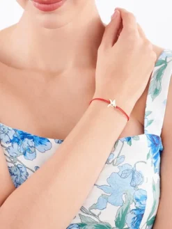 Bransoletka z elementami z żółtego złota - ptak