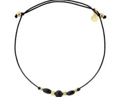 Bransoletka z elementami srebra i agatami