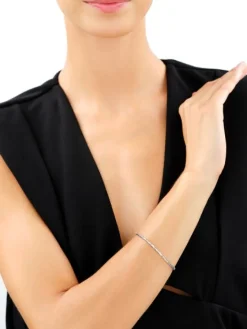 Bransoletka z mosiądzu pozłacana z hematytami