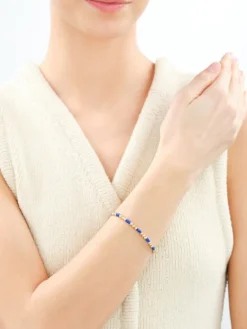 Bransoletka z mosiądzu pozłacana