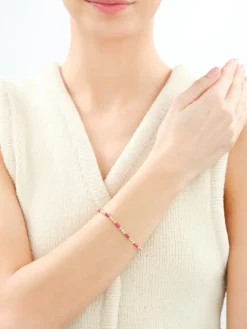 Bransoletka z mosiądzu pozłacana