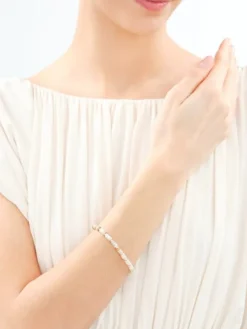 Bransoletka z mosiądzu pozłacana z amazonitami