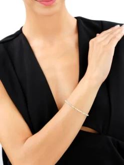 Bransoletka z mosiądzu pozłacana z labradorytami