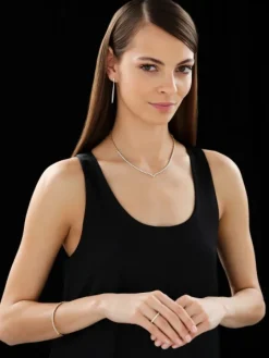 Bransoletka z żółtego złota z brylantami - 1,00 ct - próba 750