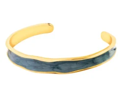 Bransoletka ze stali szlachetnej z emalią